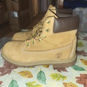 Timberland Nubuck Tan Brown Work Boots women's 5M